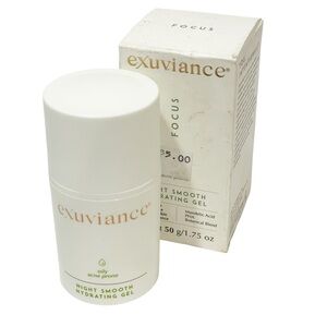 Exuviance Night Smooth Hydrating Gel 1.75oz Skincare Face NEW